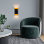 Opviq Bera - 15311 Lámpara de Pared de Metal Negro